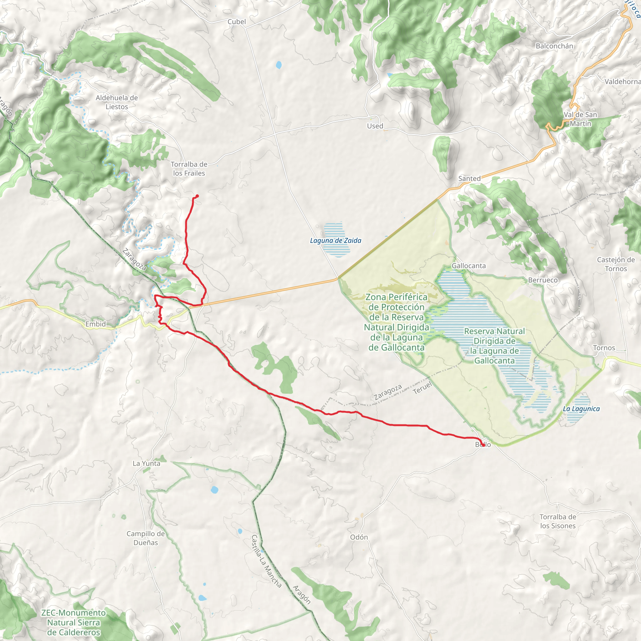 Torralba de los Frailes - Beautiful PR Z 21 mobile static map