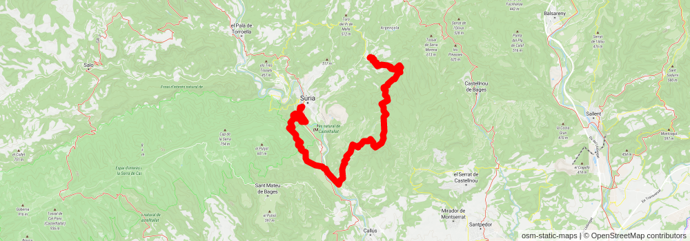 Suria Trail PR C 134 stage 2 Map