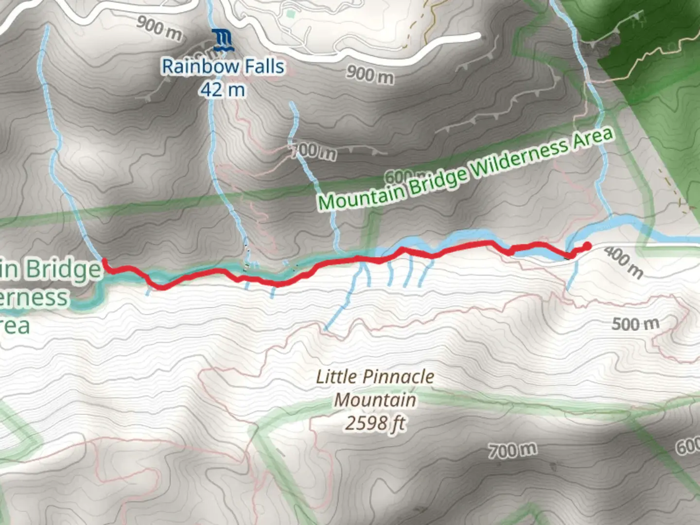 An image depicting the trail Jones Gap Trail and its surrounding area.