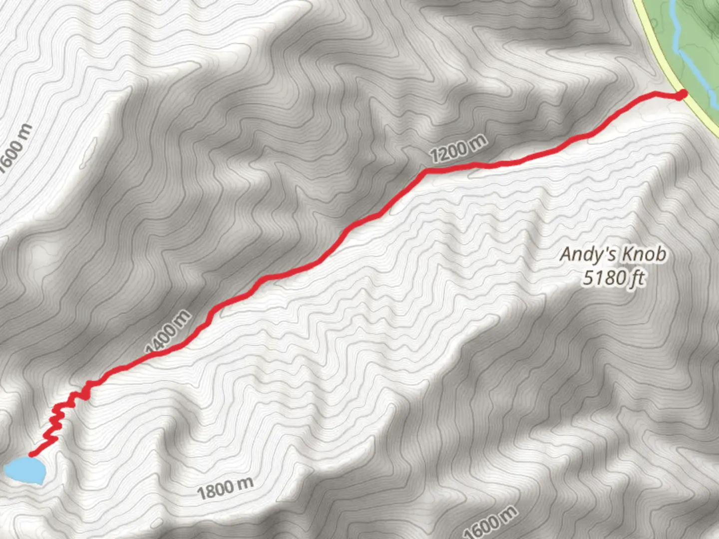 An image depicting the trail Evans Gulch Trail and its surrounding area.