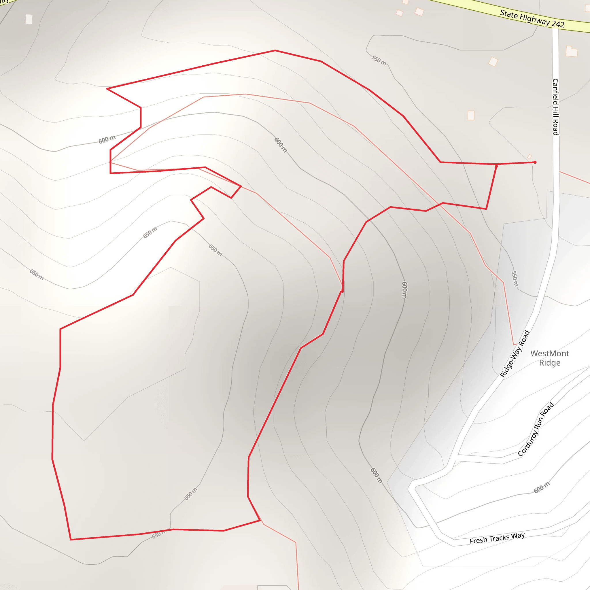 Fish Hill Road Loop mobile static map