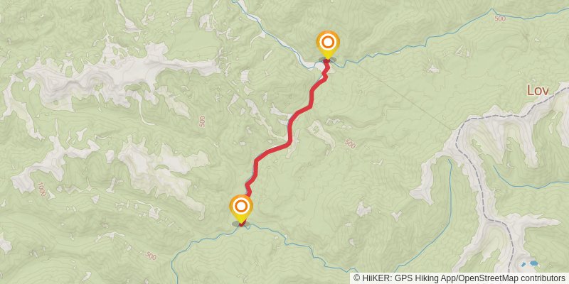 Leslie-Karamea Track stage 4 Map