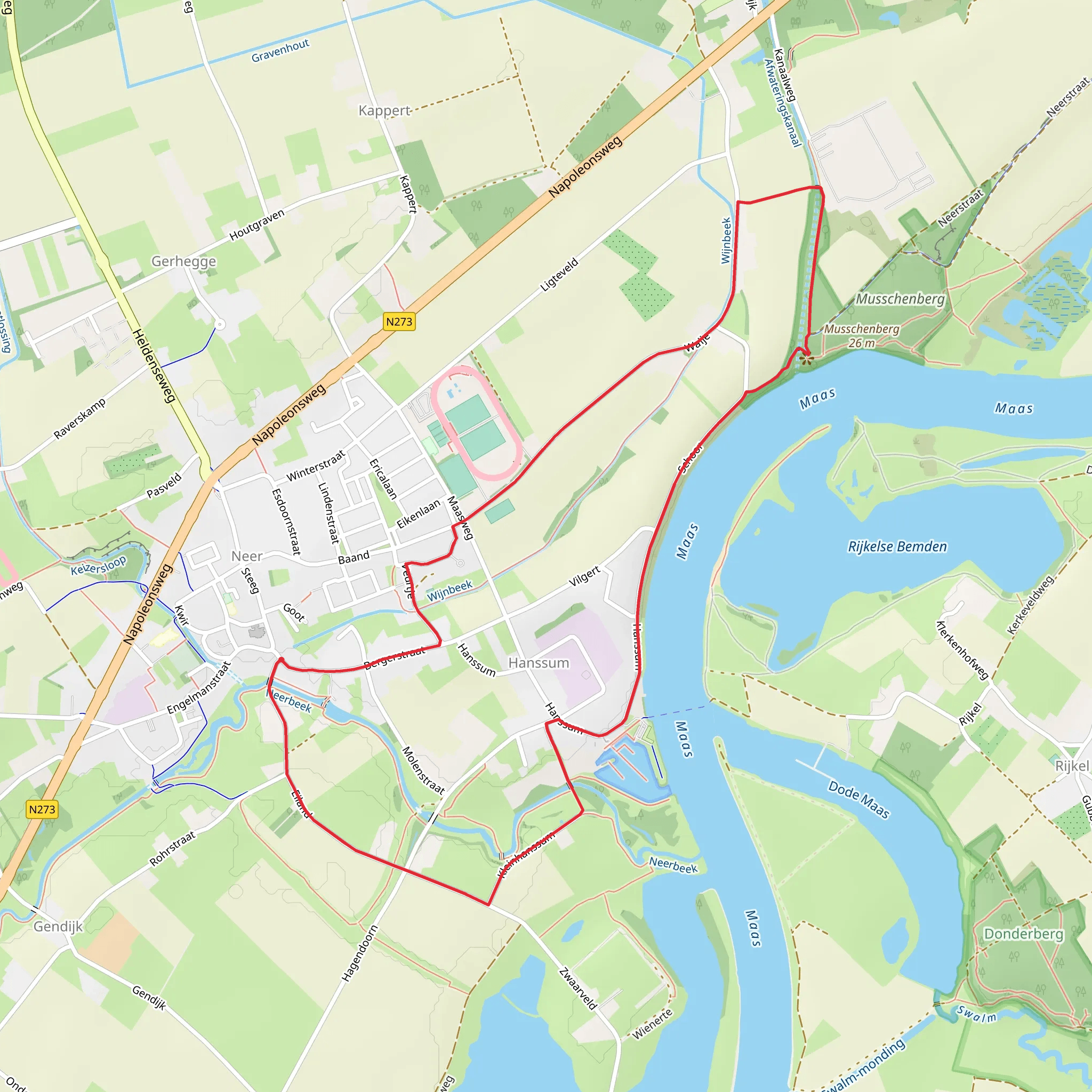 Hanssum Loop mobile static map