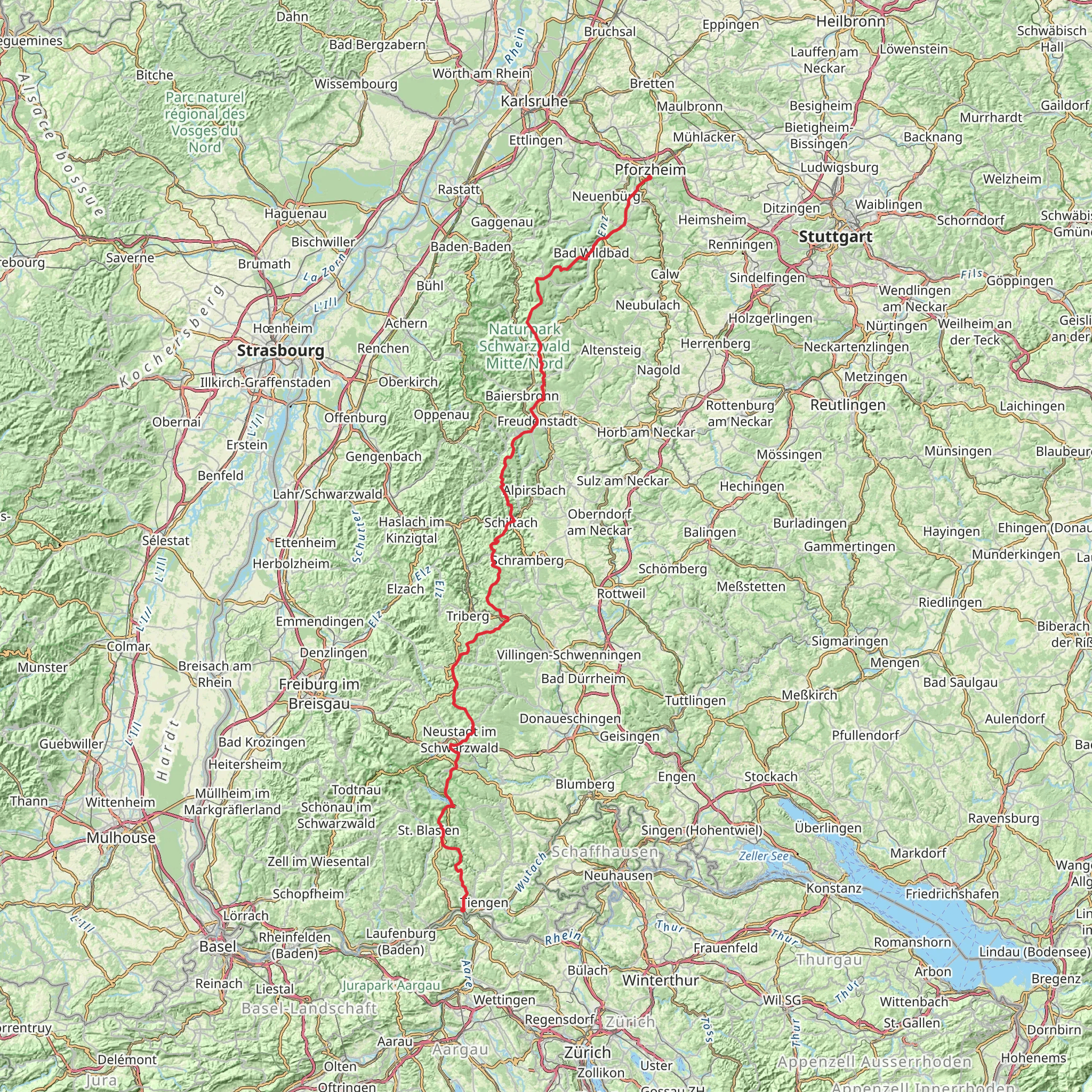 Mittelweg mobile static map