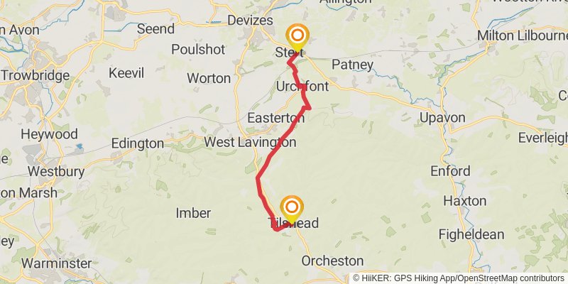 Celtic Way stage 29 Map