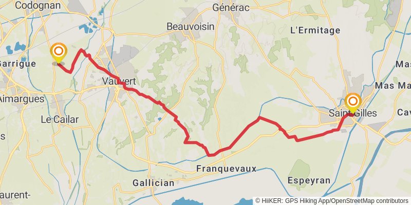 Via Tolosana stage 2 Map