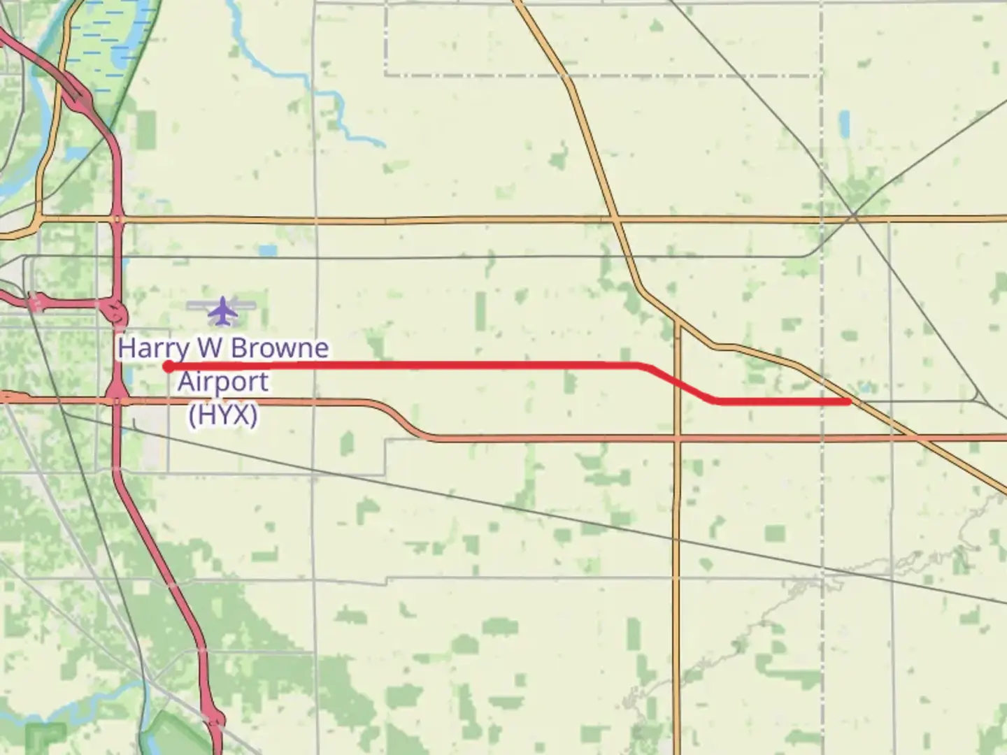 An image depicting the trail Harger Line Rail Trail and its surrounding area.