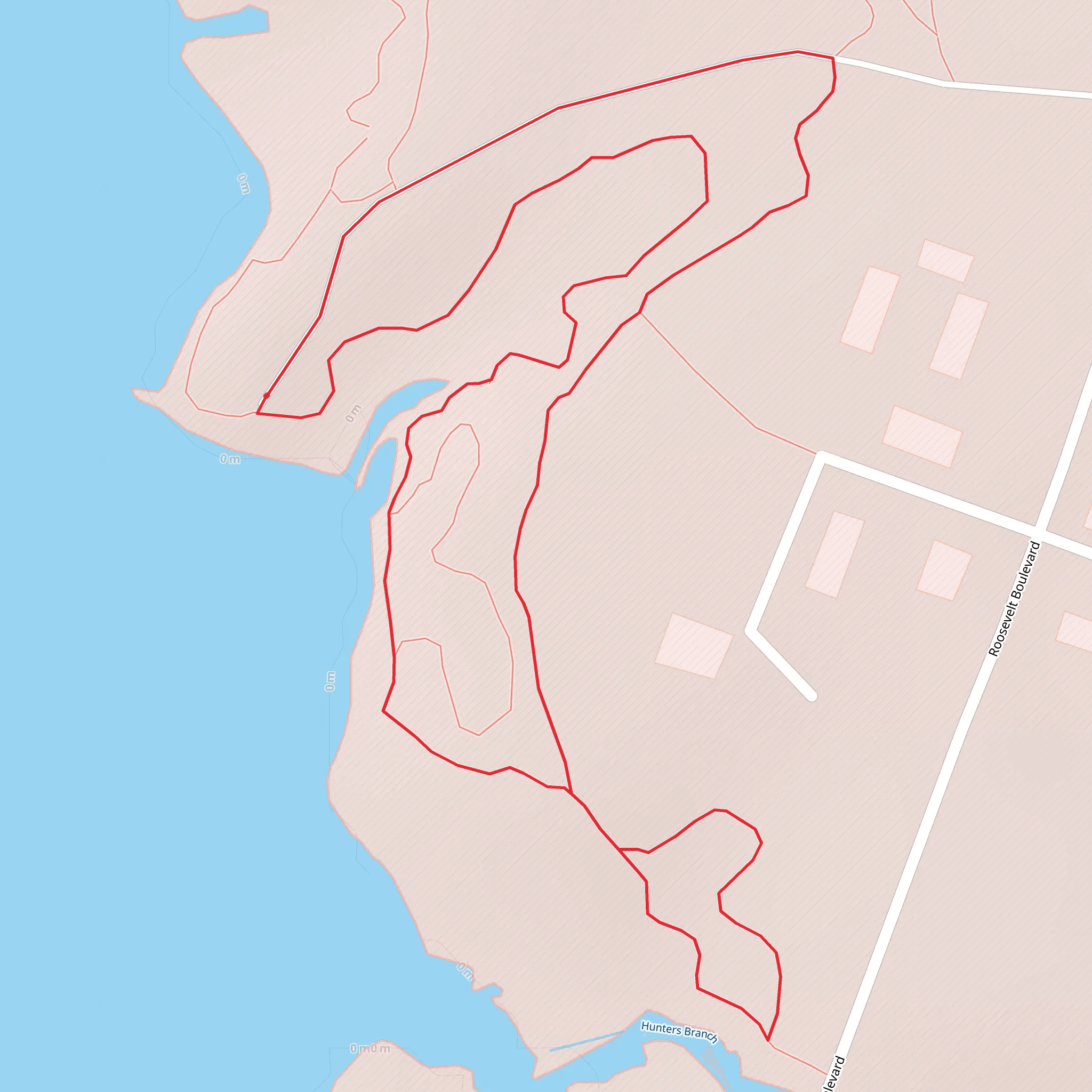 Hunters Branch Loop mobile static map