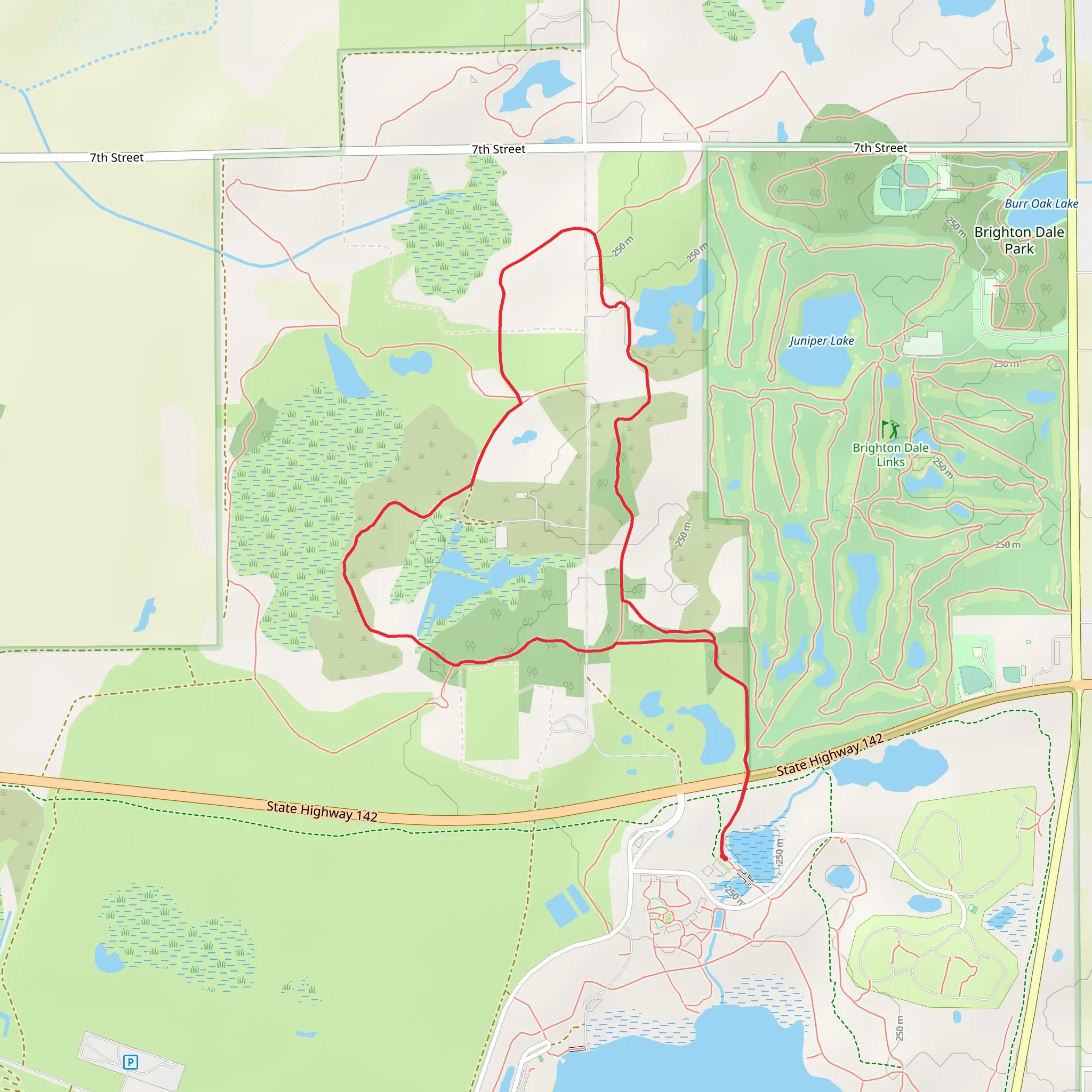Vandenboom Road Loop mobile static map
