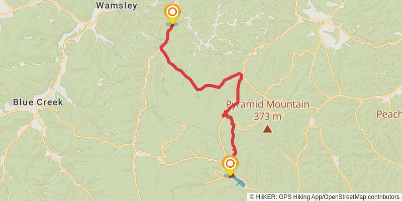 Buckeye Trail stage 49 Map