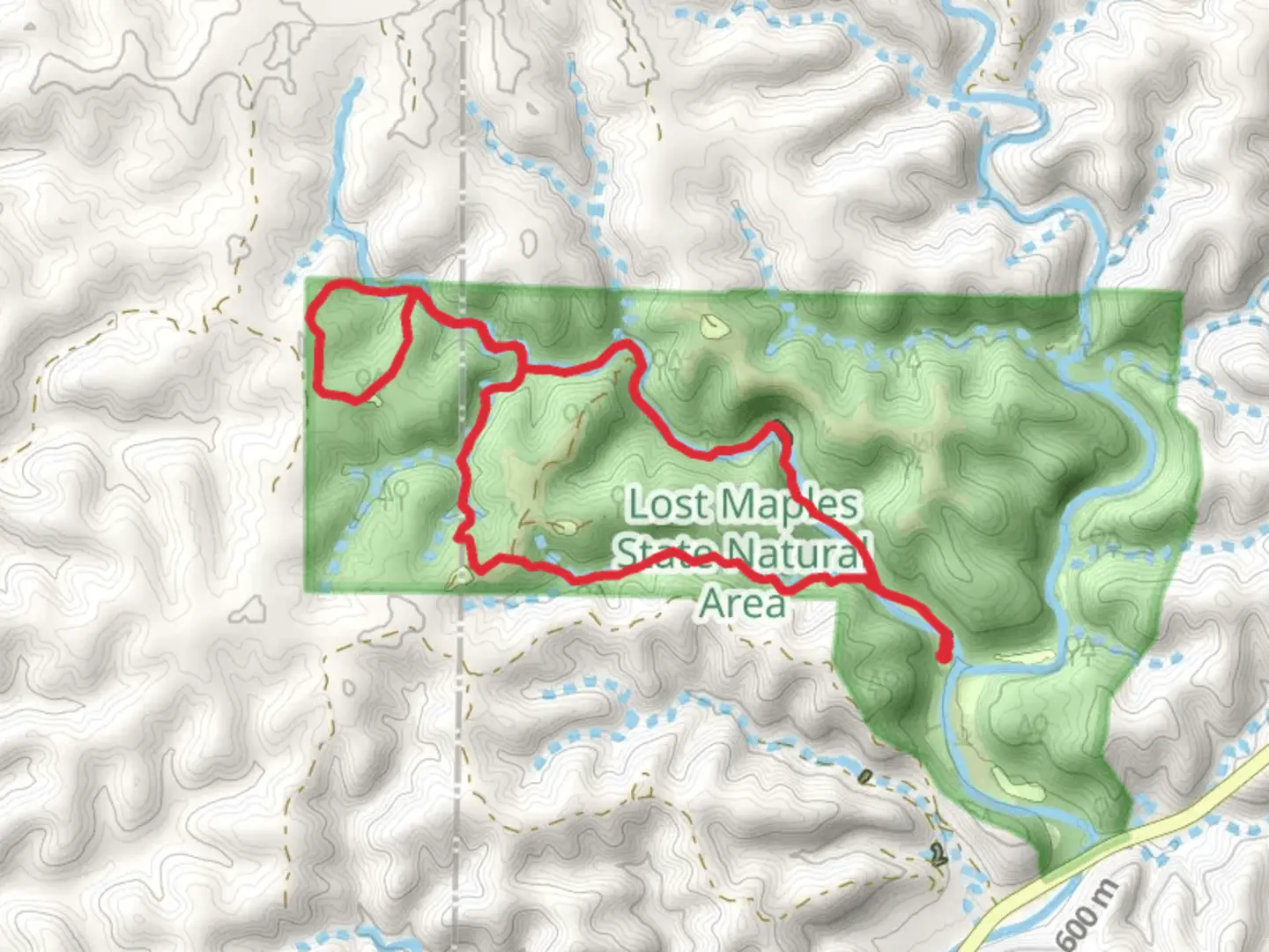 An image depicting the trail West Canyon and West Loop Trail and its surrounding area.