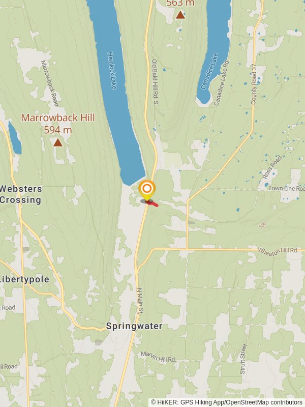 North Main Street Trail mobile static map