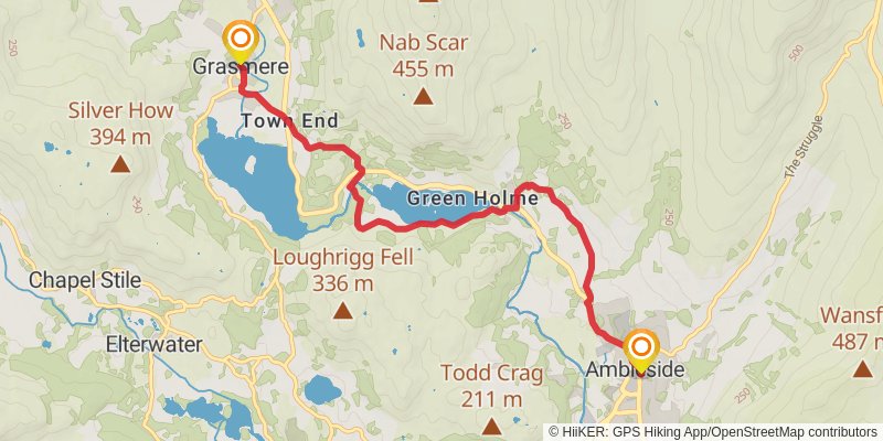 Loop from Queen's Hotel in Cumbria stage 3 Map