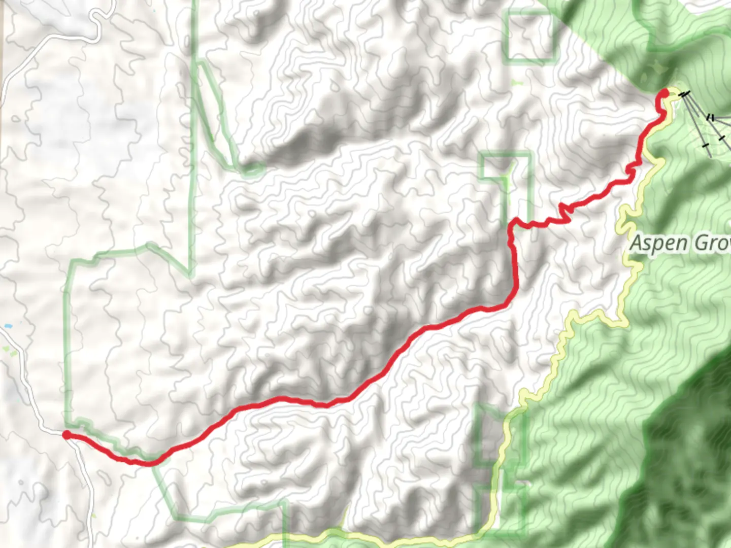 An image depicting the trail Winsor Trail and its surrounding area.