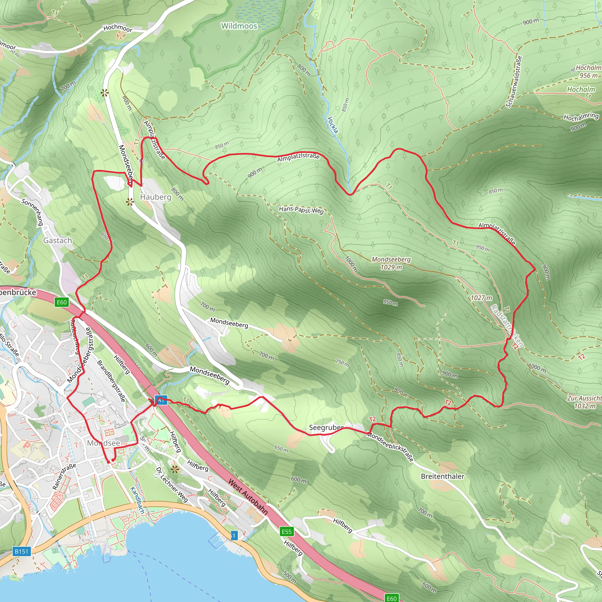 Radstattkapelle - Hochalm mobile static map