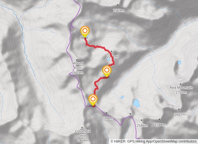 Lost Lake #1 mobile static map