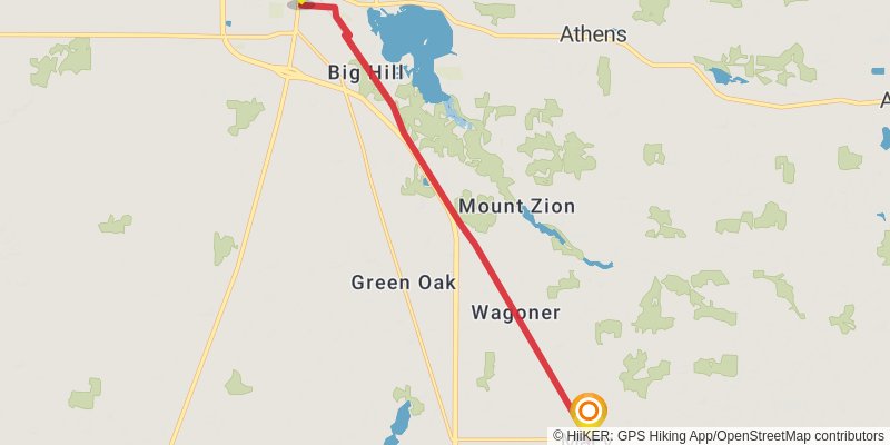 American Discovery Trail North Route stage 103 Map