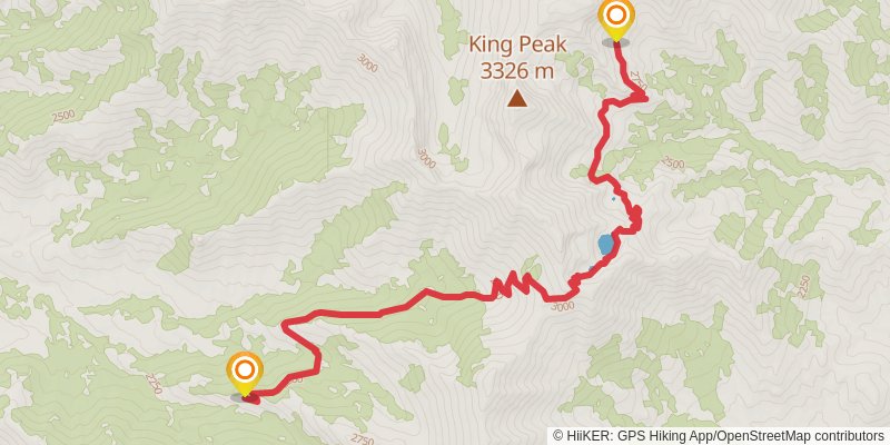 Ruby Crest Trail stage 2 Map