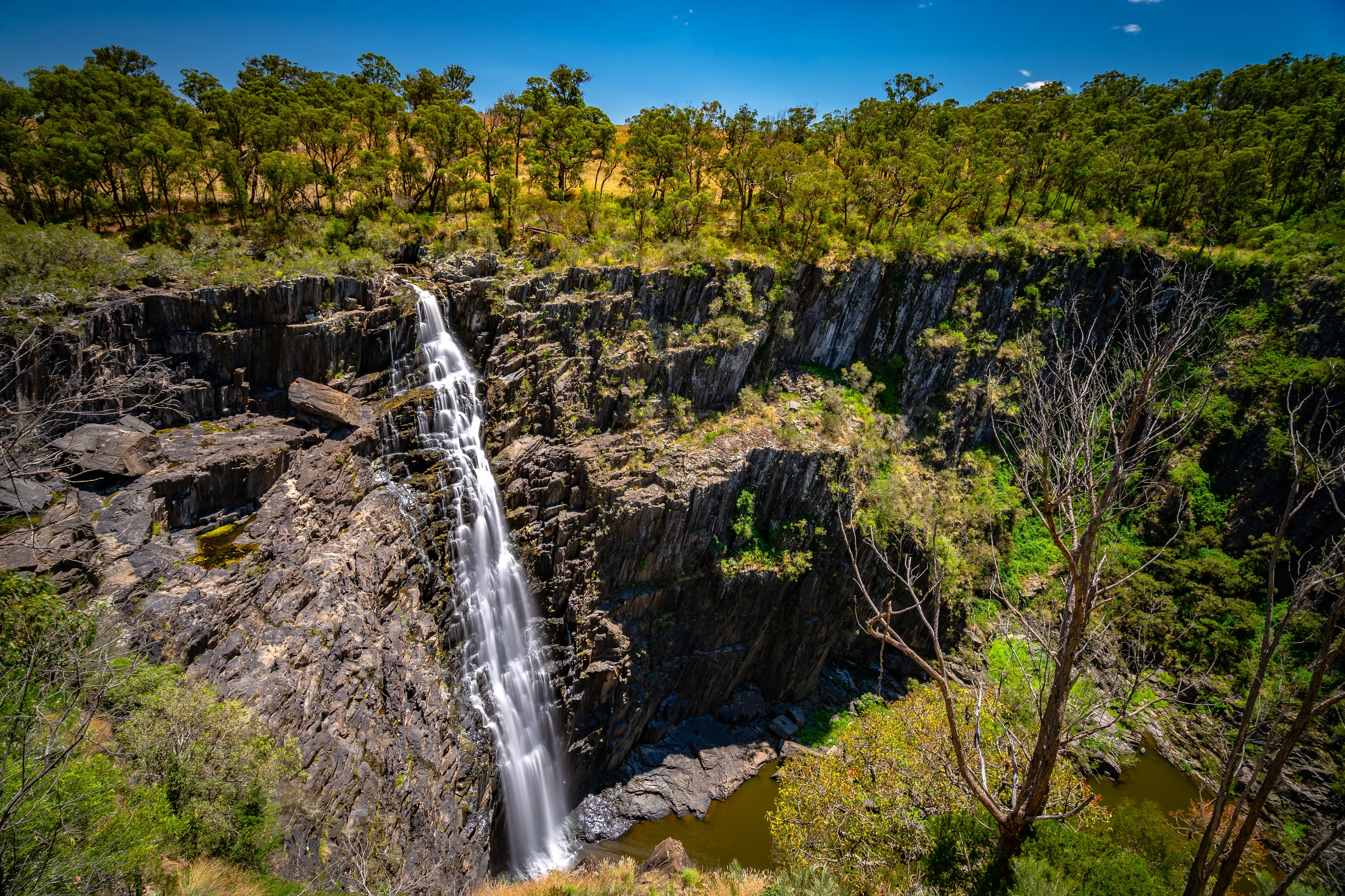 An image depicting the trail Oxley Wild Rivers National Park and its surrounding area.