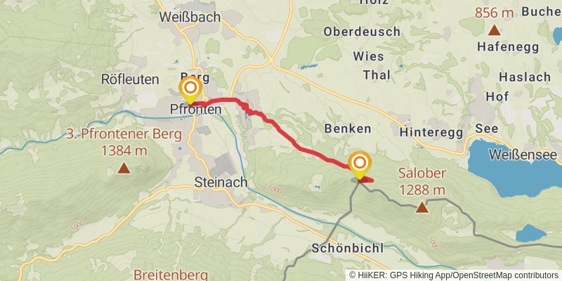 Himmelsstürmer-Route alt 2 Map