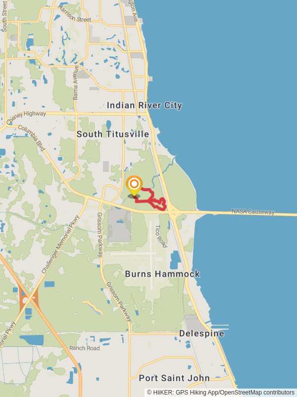 Couqina - Biodiversity - Tamoka - Magnolia - Tortoise Loop Trai mobile static map