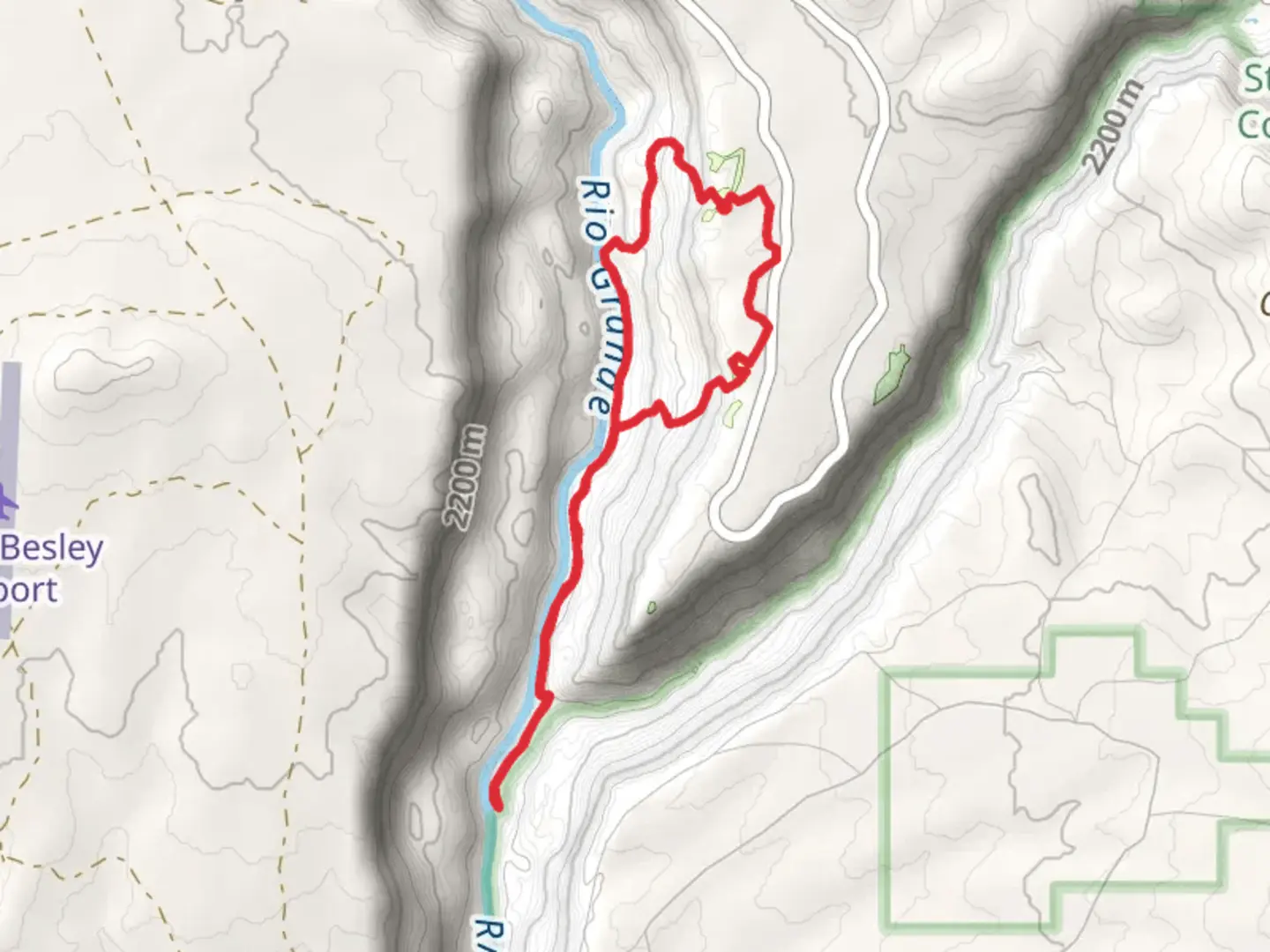 An image depicting the trail Little and Big Arsenic Loop Trail and its surrounding area.