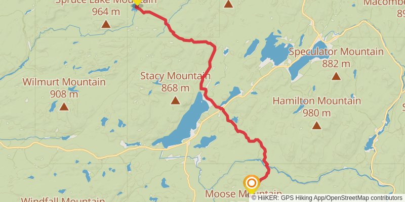 Northville - Placid Trail stage 9 Map