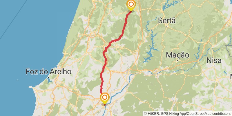 Camino Portugues alt 3 Map