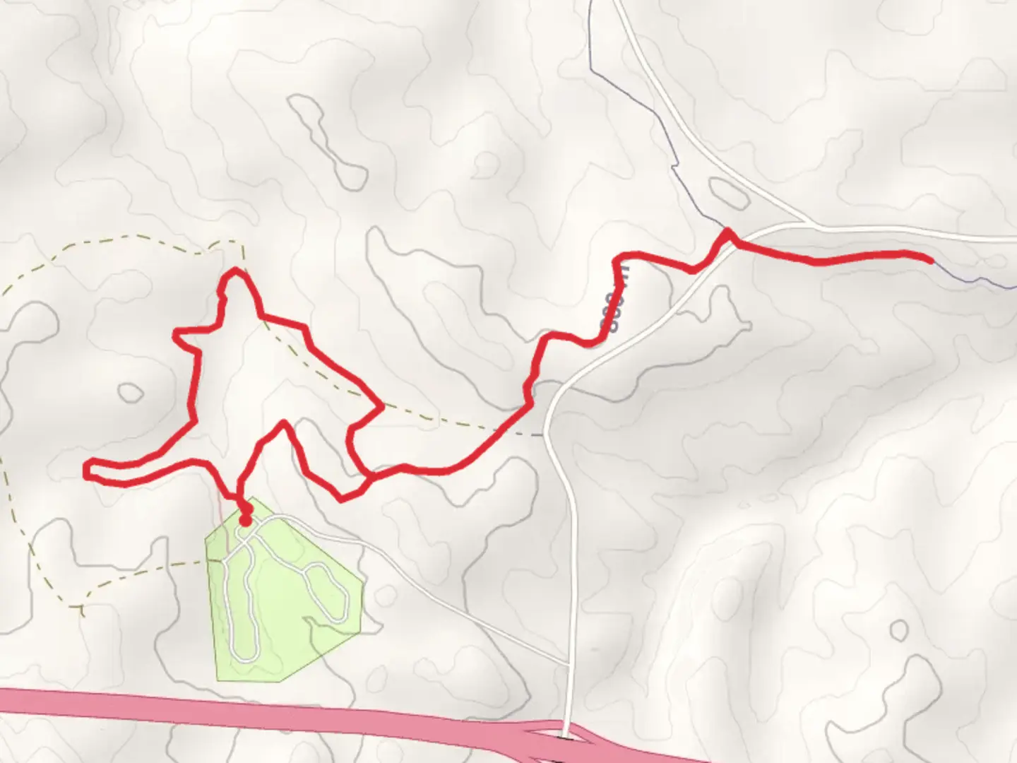 An image depicting the trail Buffalo Gap Loop Trail and its surrounding area.