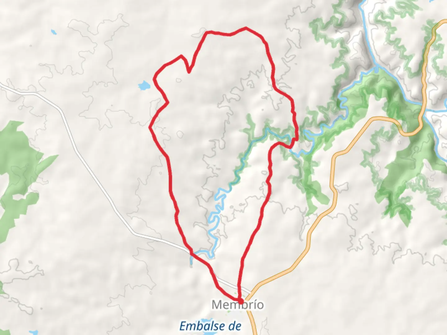 An image depicting the trail The Lamp PR CC 91 and its surrounding area.