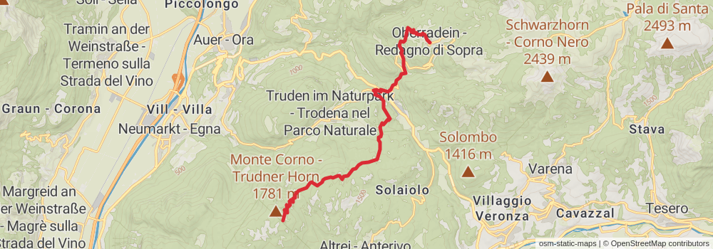 Sentiero Italia - Alps Section stage 48 Map