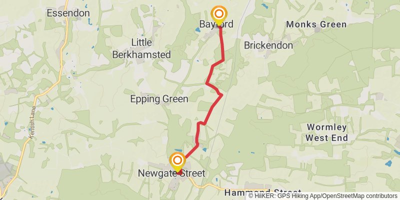 Hertfordshire Way alt 6 Map