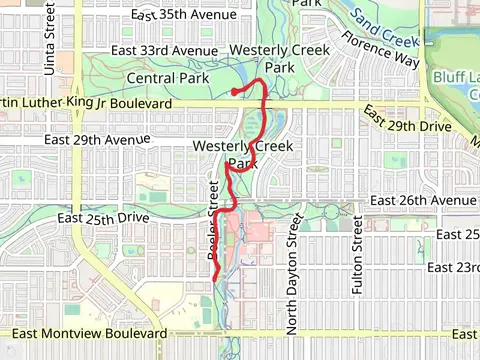 Westerly Creek Trail Out and Back