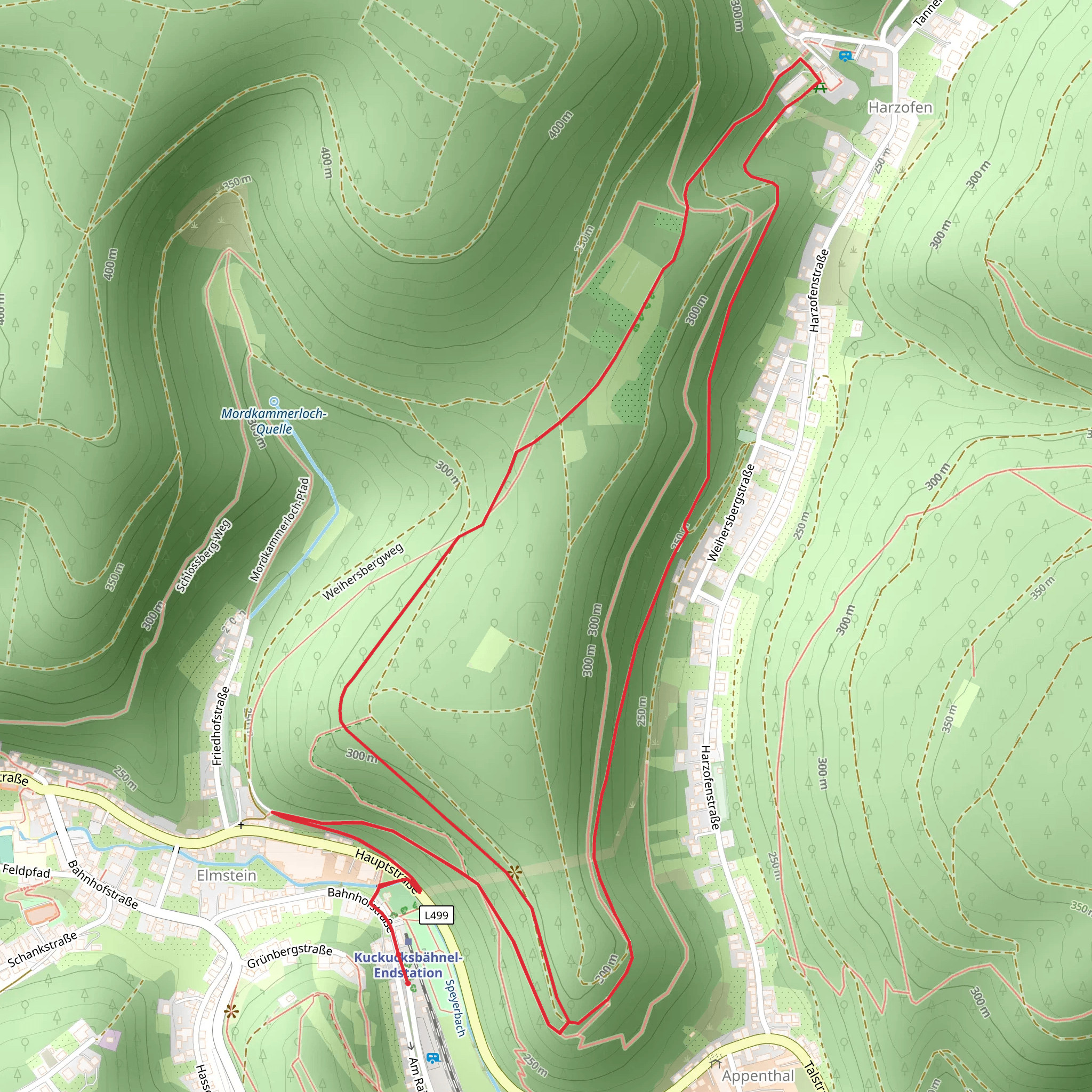 Naturfreundehaus Elmstein Loop mobile static map