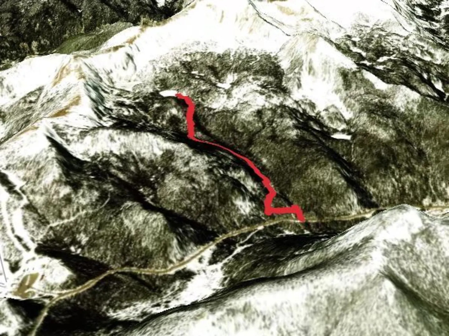 An image depicting the trail Waterdog Lakes Trail and its surrounding area.