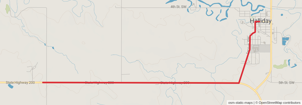 American Perimeter Trail - North Country Primary stage 243 Map