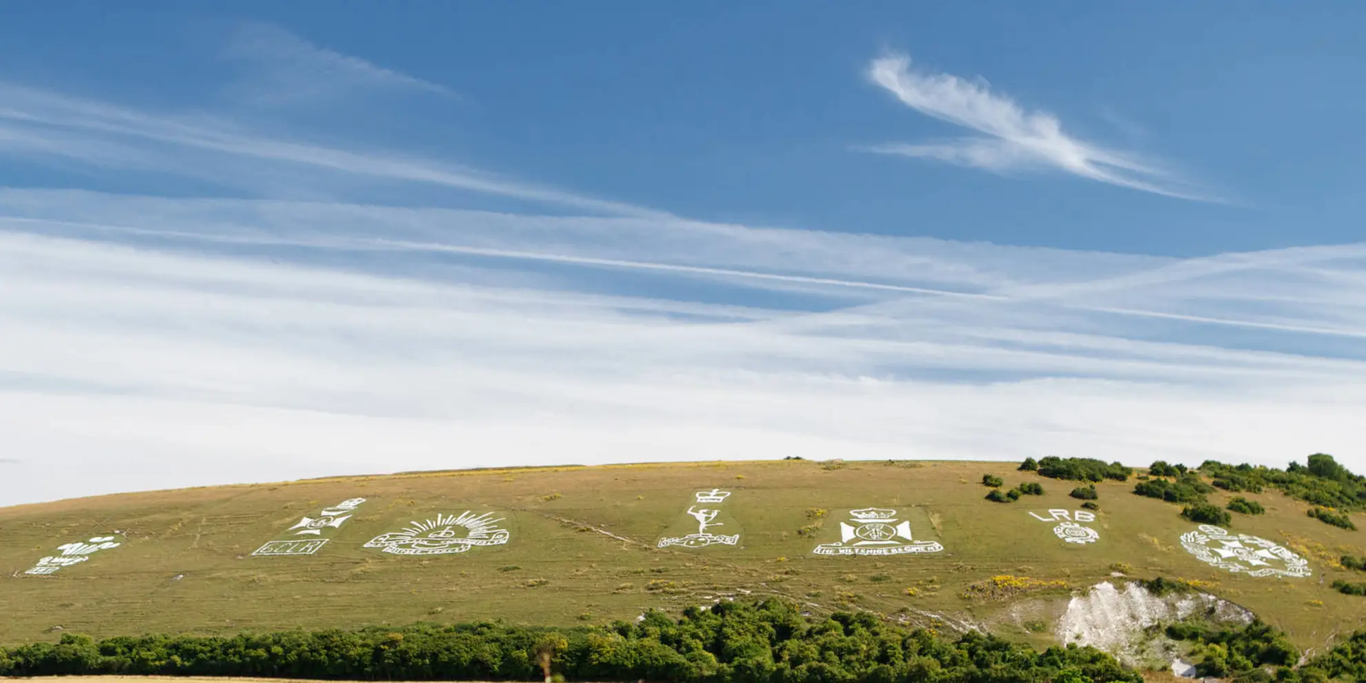 An image depicting the trail The Fovant Badges from Broad Chalke and its surrounding area.