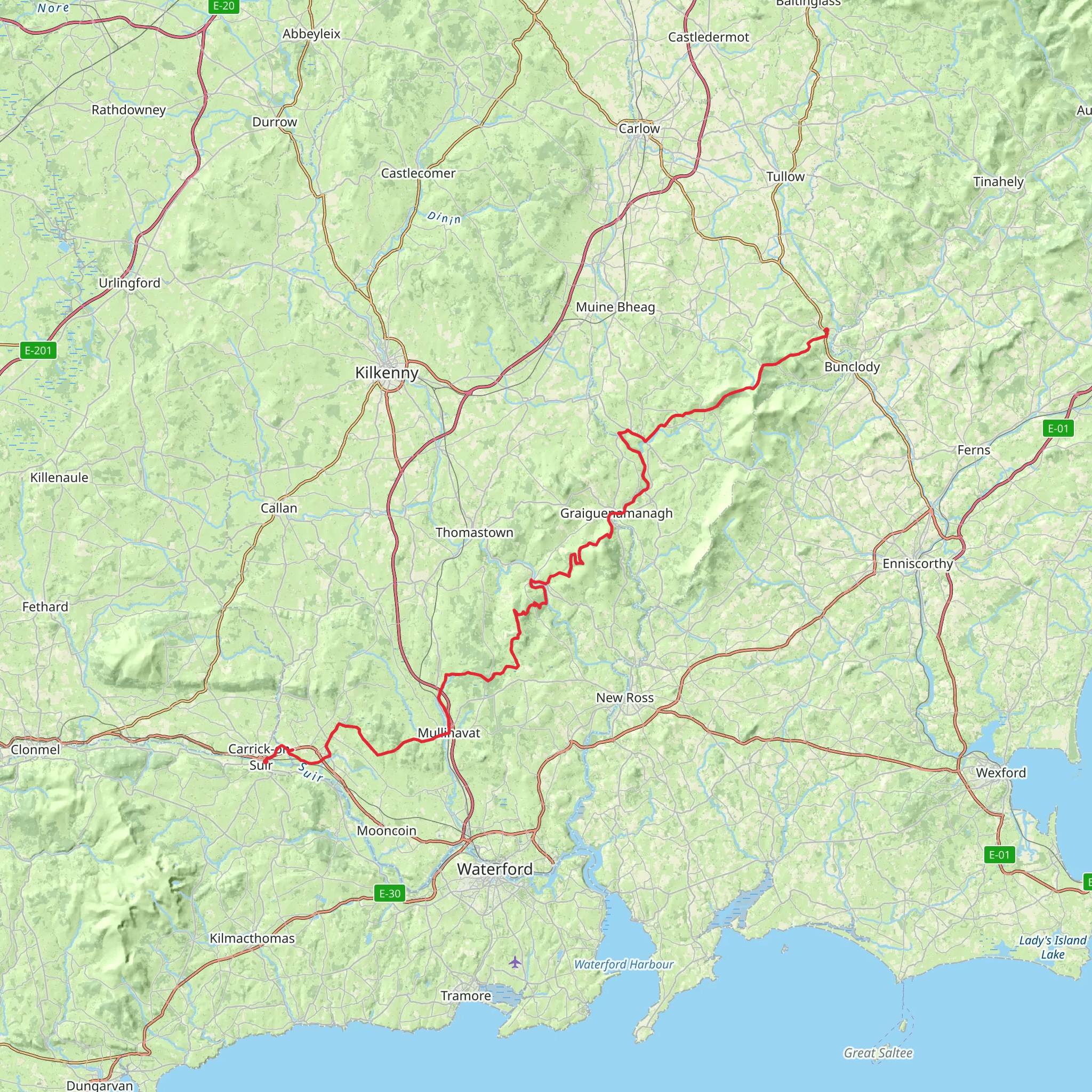 South Leinster Way mobile static map