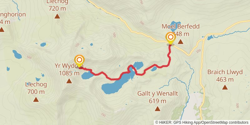 Cambrian Way alt 9 Map