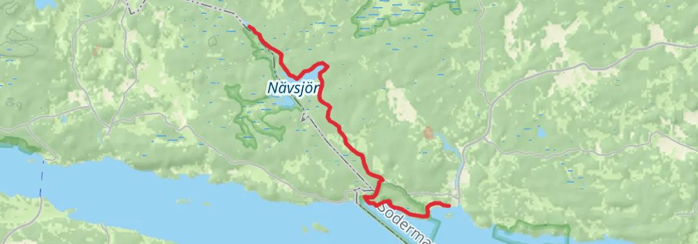 Sörmlandsleden Trail stage 20 Map
