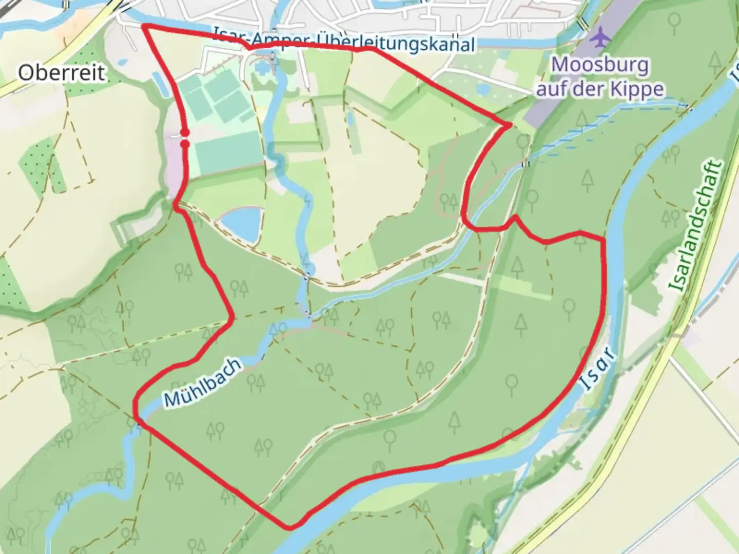 An image depicting the trail Tom's Gartenservice - Permakultur, Baum, Garten and its surrounding area.