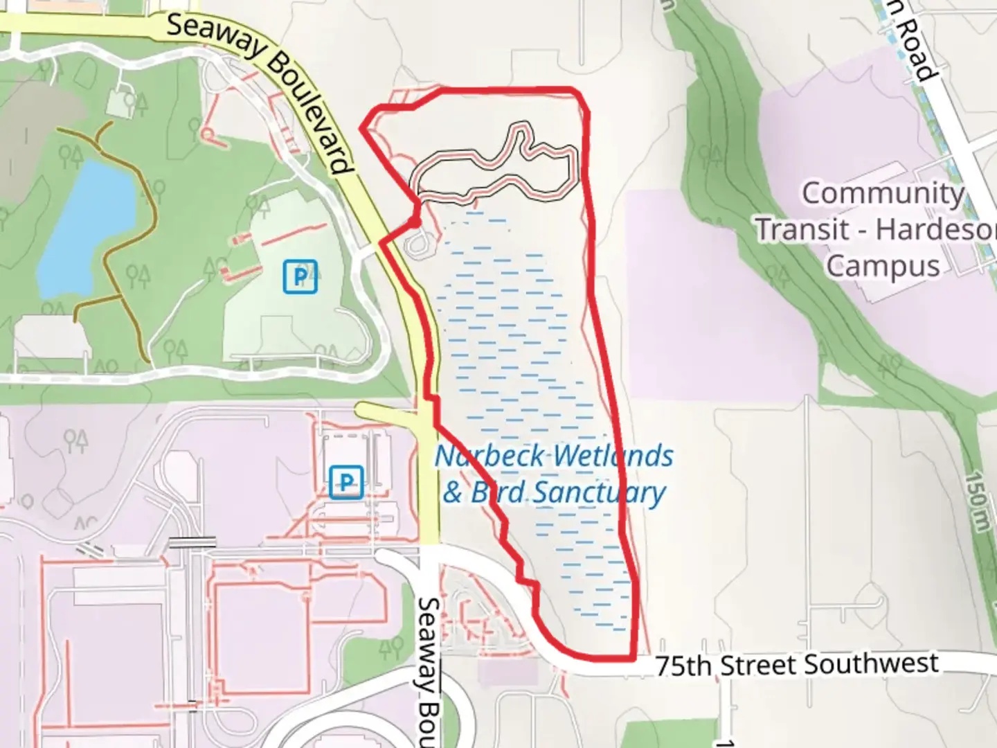 An image depicting the trail Perimeter Loop Trail and its surrounding area.