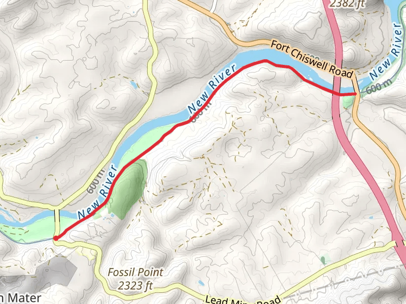 Shot Tower State Historical Park via New River Trail