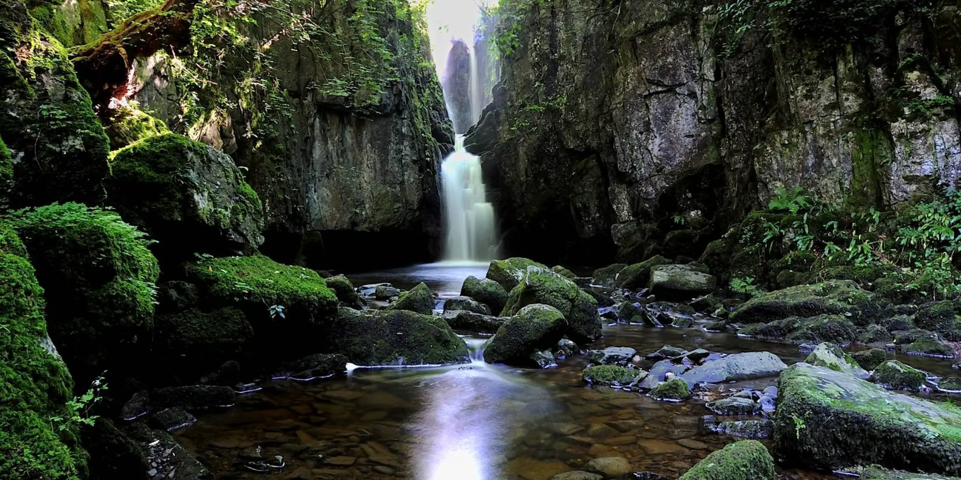 An image depicting the trail Attermire Scar and Catrigg Force from Settle and its surrounding area.