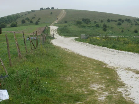An image depicting the trail Amberley, North Stoke and Burpham Loop and its surrounding area.