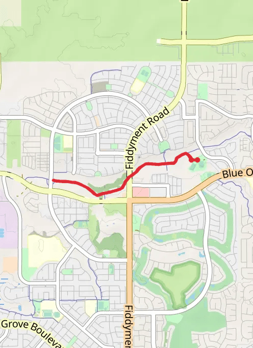Roseville Running mobile static map