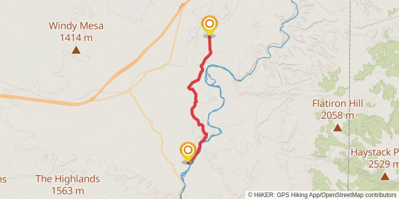American Discovery Trail - Utah stage 3 Map