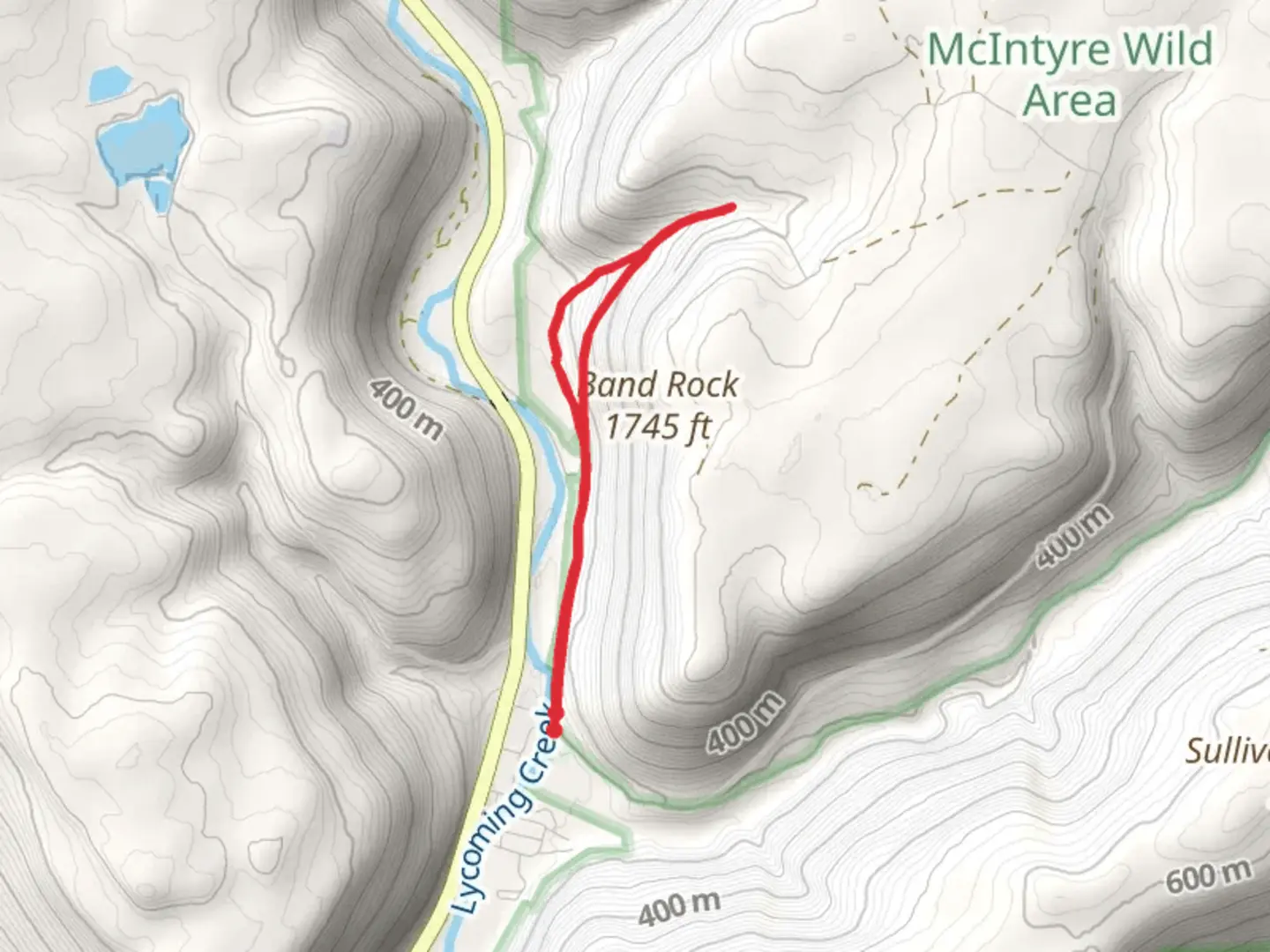 An image depicting the trail Lycoming Creek - Dutchmans Run - Ralston and its surrounding area.