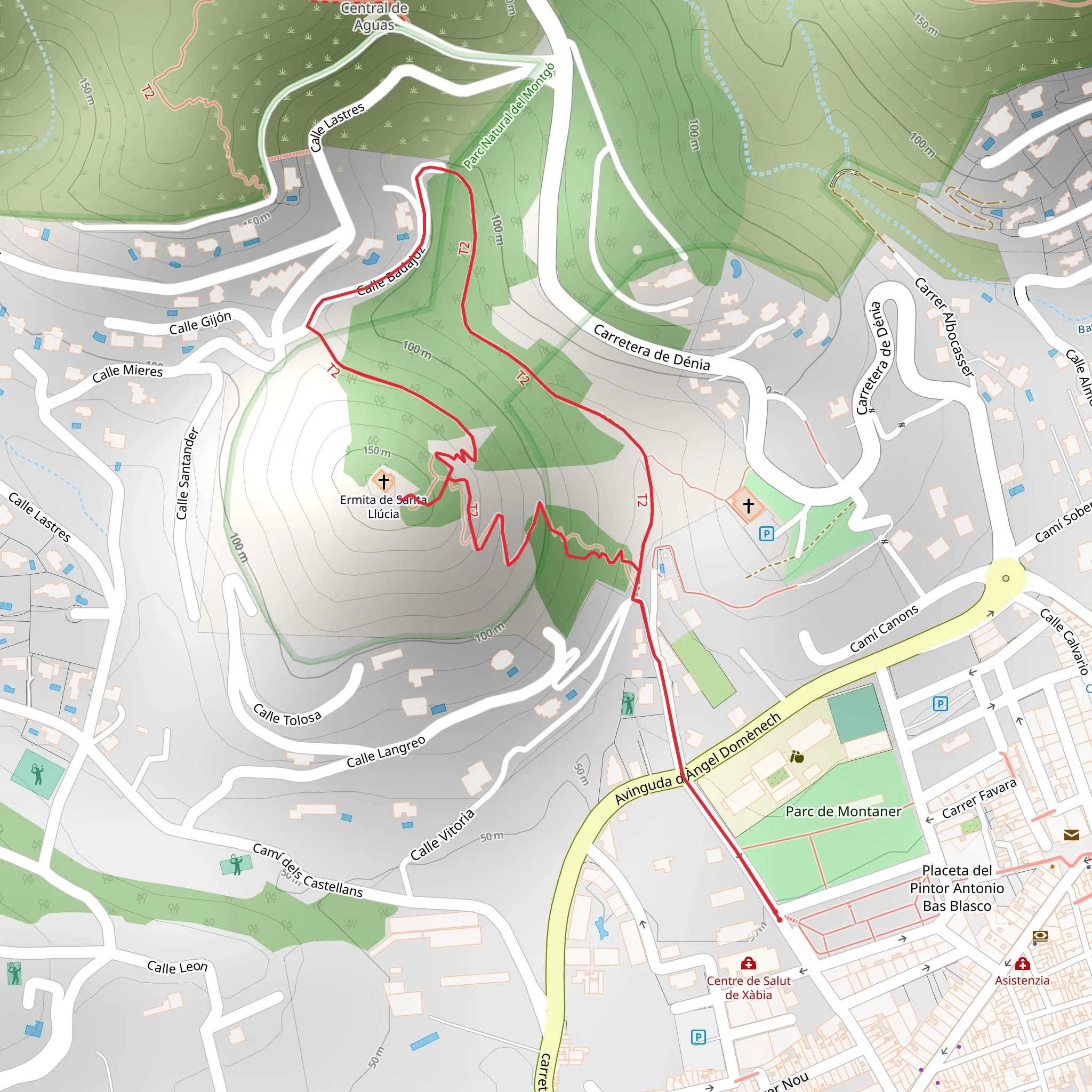Hermitage of Santa Llúcia SL CV 099 mobile static map