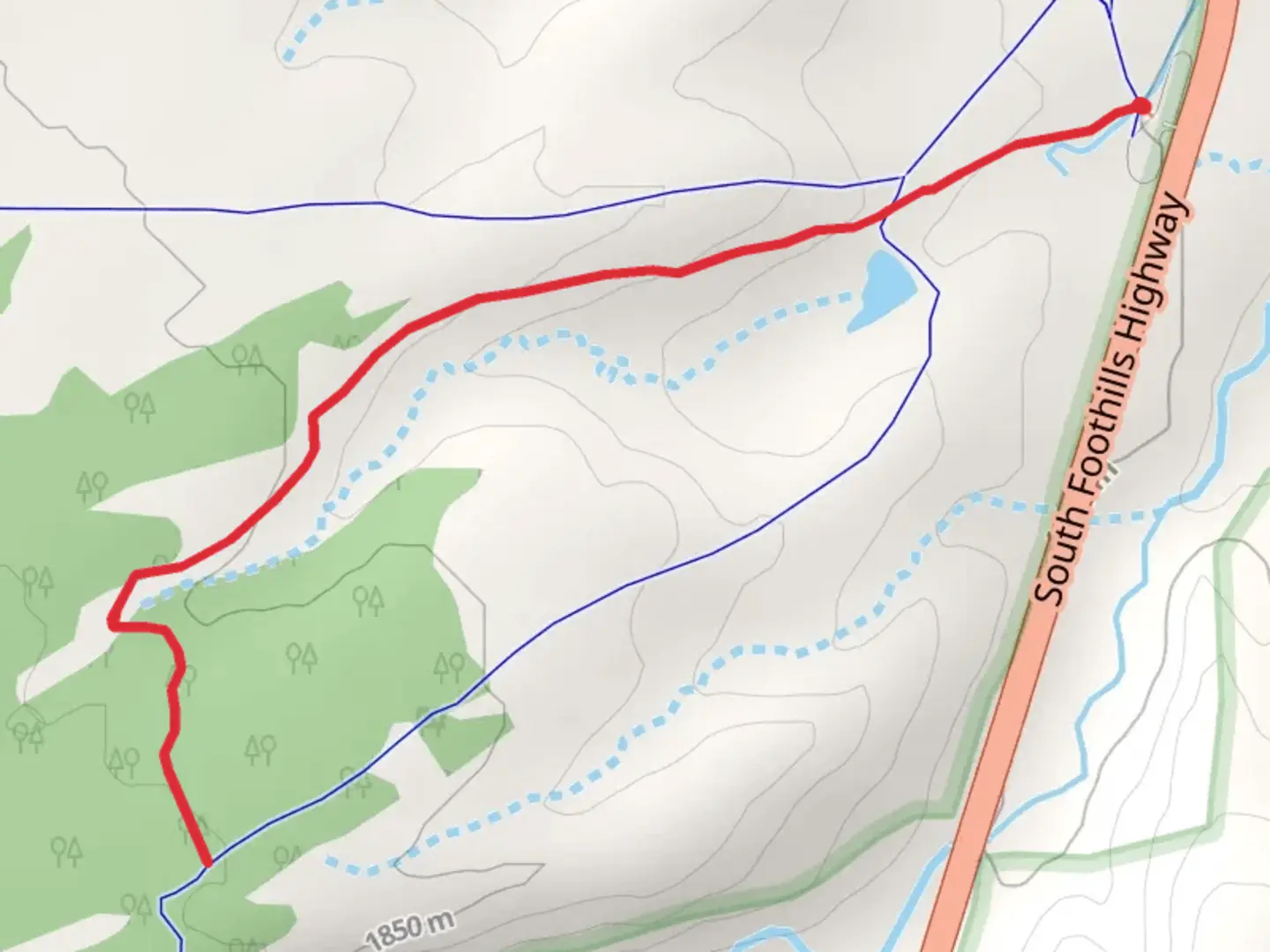 An image depicting the trail Prairie Vista Trail and its surrounding area.